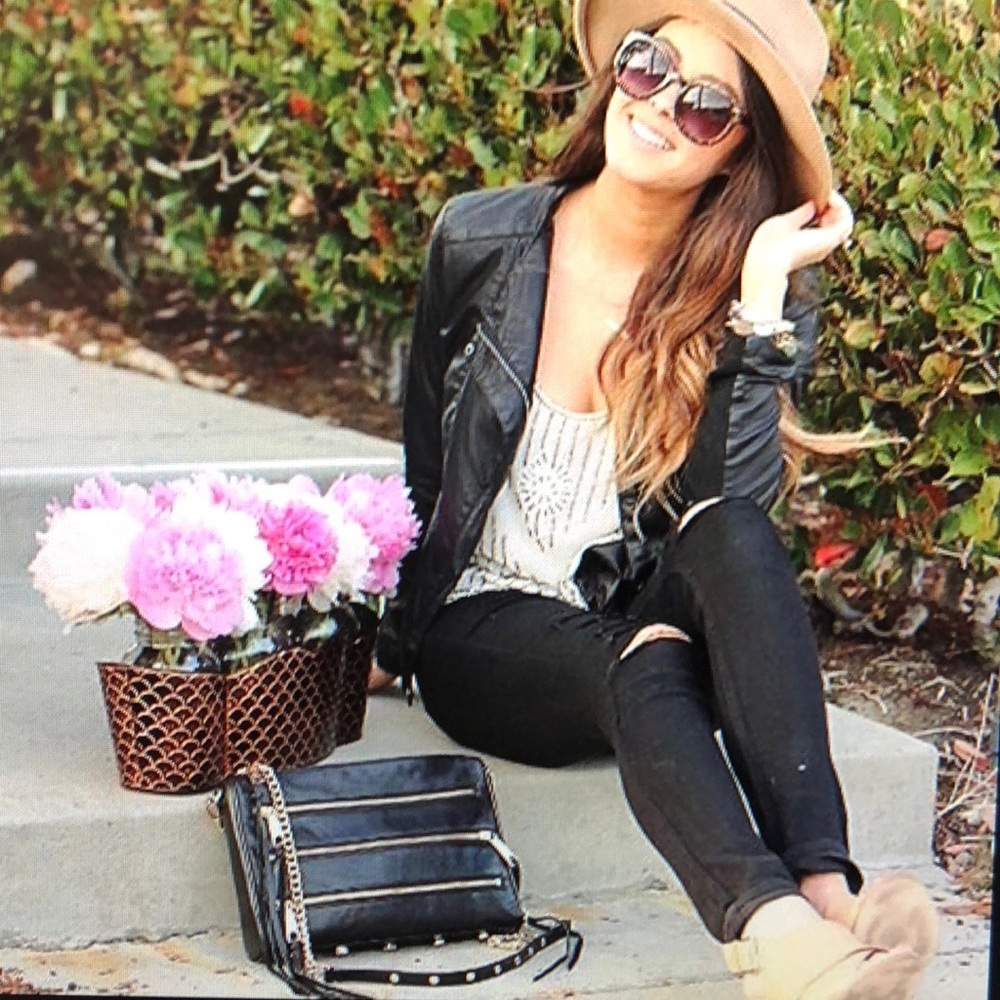 Authentic Rebecca Minkoff Leather Black crossbody - Picture 8 of 8